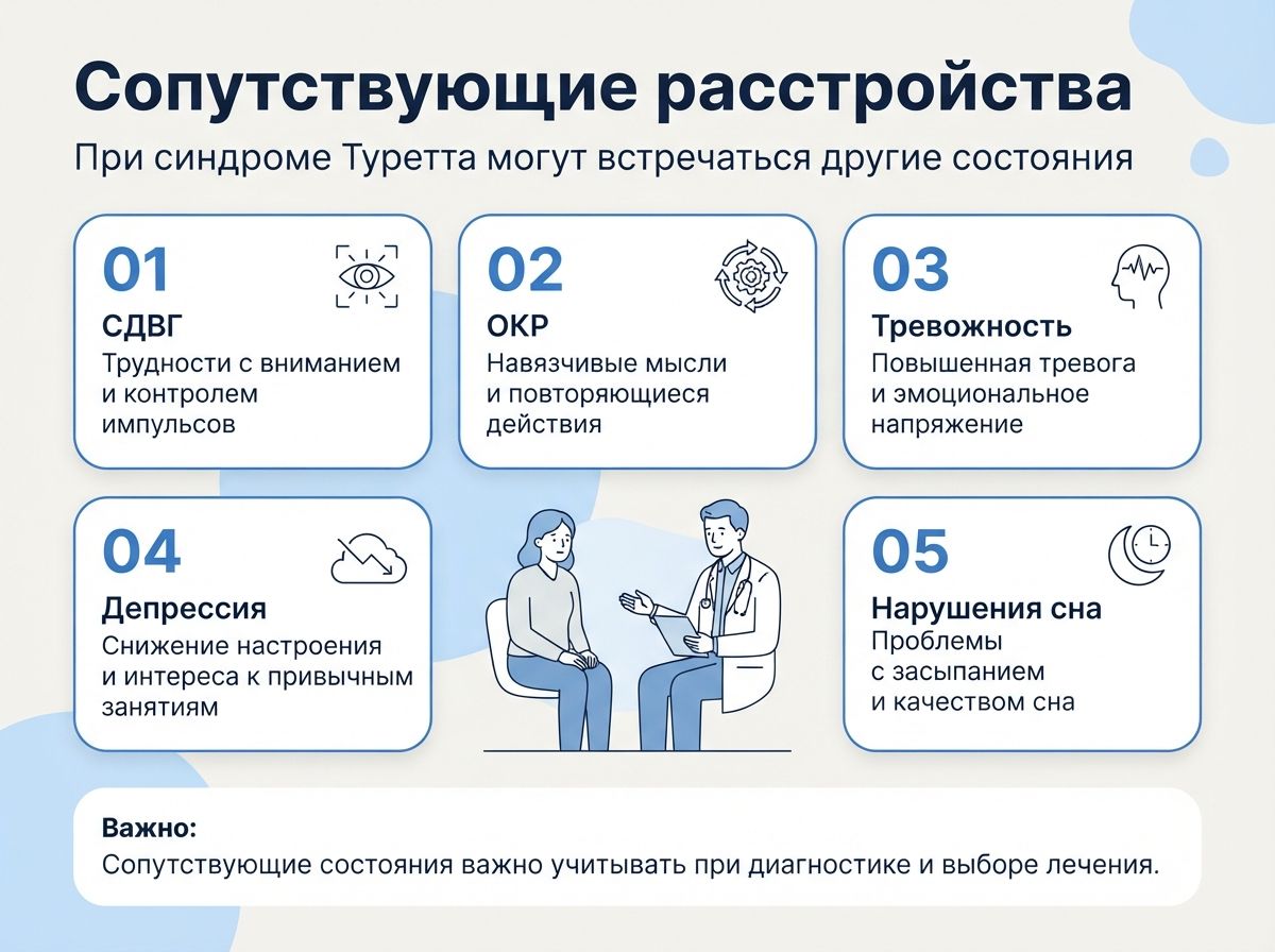 Лечение синдрома Туретта в Семикаракорске инфографика